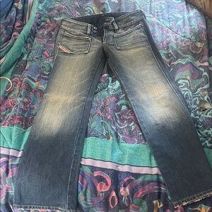 Made in Italy 2002 Y2K Diesel Faded Blue Jeans